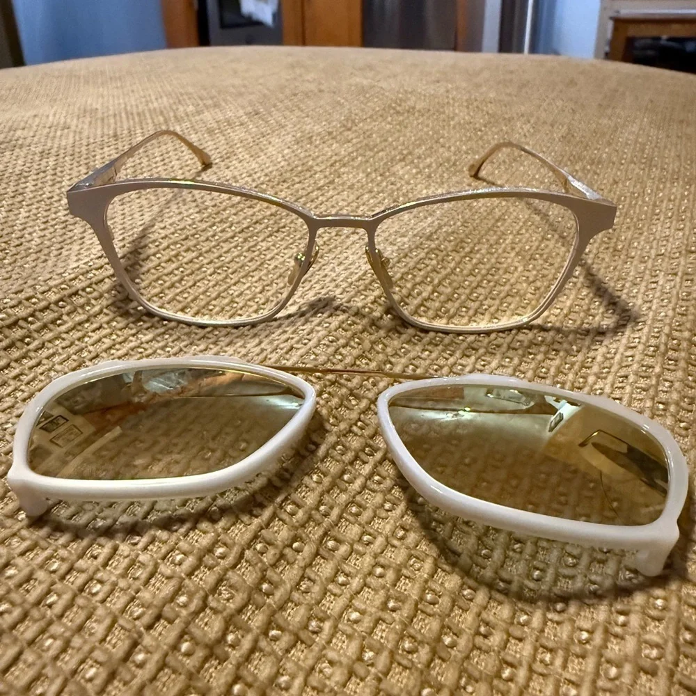 Philippe V X14 Glasses with Sunglasses Attachement